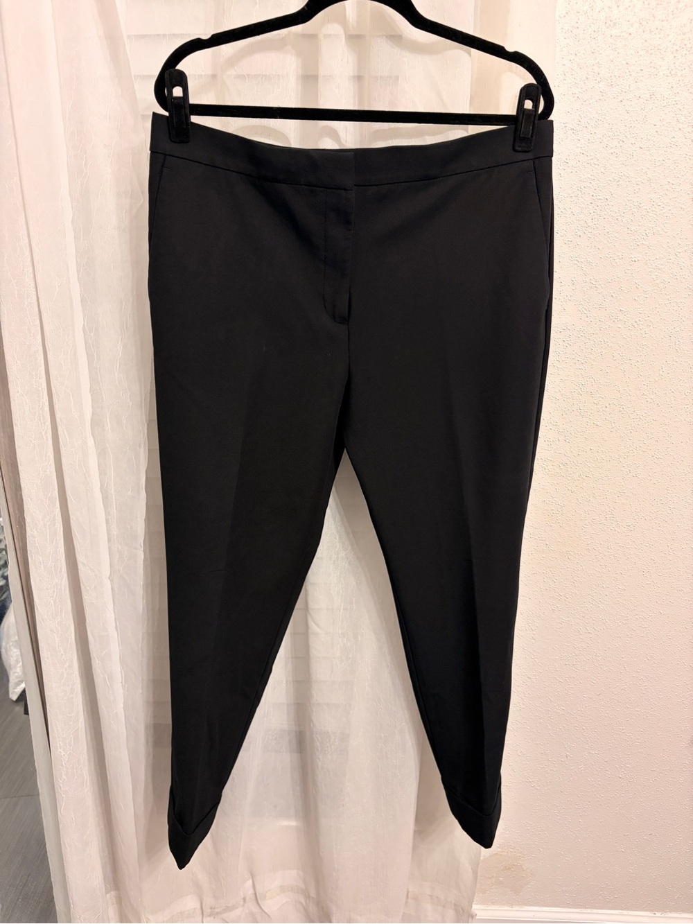 Ann Taylor Black Tailored Stretch Trousers
